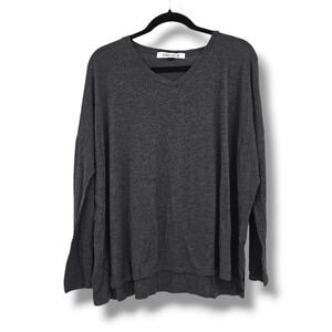 Sienna & Bellini Women's Dolman Sleeve Round Neck Long Sleeve Shirt Gray OS
